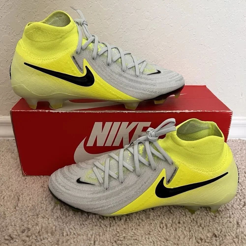 Nike Phantom Luna 2 Elite FG Pack Grey Volt Pack HF4358-003 Men’s Size 7.5 New